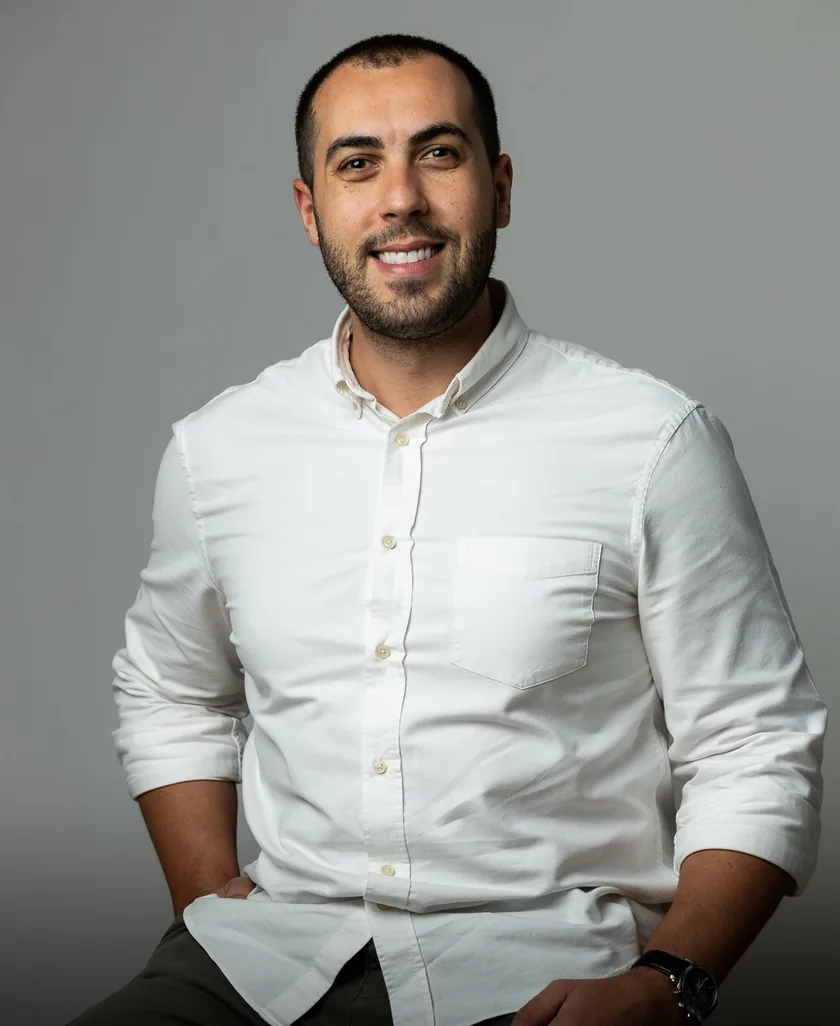 Gustavo Fermino, retrato sorrindo